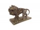 Bronze sculpture Hippolyte Marius Galy roaring lion animal 19th century