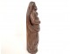 Carved oak sculpture Virgin and Child North France Haute Epoque 17th century