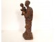 Sculpture statue Virgin and Child Jesus carved boxwood 40cm late 18th century