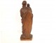 Sculpture statue Virgin and Child Jesus carved boxwood 40cm late 18th century