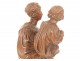 Sculpture statue Virgin and Child Jesus carved boxwood 40cm late 18th century