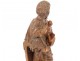 Sculpture statue Virgin and Child Jesus carved boxwood 40cm late 18th century