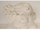 Plaster sculpture head god statue Apollo Belvedere Rome Italy 19th century