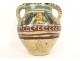 Jar jug Qolla Qallaline Tunisia Tunis polychrome earthenware 19th century