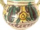 Jar jug Qolla Qallaline Tunisia Tunis polychrome earthenware 19th century