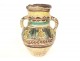 Jar jug Qolla Qallaline Tunisia Tunis polychrome earthenware 19th century