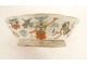 Chinese porcelain bowl, polylobed, vase, jug, butterflies, signed, 19th century