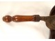 Antique chocolate cutter wood shavings knife Folk Art 18th century