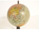 Small terrestrial globe Geographer Maison Forest 17 Rue Buci Paris late 19th century 