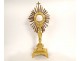 Monstrance monstrance gilded bronze bunches of grapes ears of wheat 19th century