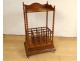 Canterbury mahogany music cabinet, sheet music, magazine rack, serving trolley, 19th century