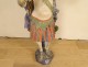 Large religious statue of Saint Florian, soldier, polychrome carved wood, 17th century