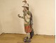 Large religious statue of Saint Florian, soldier, polychrome carved wood, 17th century