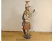 Large religious statue of Saint Florian, soldier, polychrome carved wood, 17th century