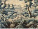 Large Aubusson tapestry landscape greenery fable Fox Stork birds 18th century