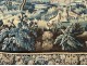 Large Aubusson tapestry landscape greenery fable Fox Stork birds 18th century