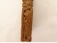 Sandalwood card case carved figures palace Canton China 19th century