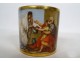 Sèvres porcelain litron cup Belisaire alms after David Empire 19th century