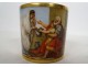 Sèvres porcelain litron cup Belisaire alms after David Empire 19th century