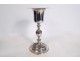 Solid silver chalice bronze foot Vieillard Paris paten Rooster early 19th century