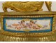 Restoration clock gilded bronze porcelain Sèvres Love swan dolphin 19th century