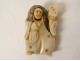 Netsuke Katabori witch swivel head ivory Japan signed Gyokuzan 19th century