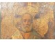 Greek Orthodox Icon HSP portrait Saint Nicholas Bishop Myra 19th century