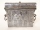 Moroccan silver Quran box Hegira 1333 flowers stars Morocco 370gr 20th century