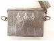 Moroccan silver Quran box Hegira 1333 flowers stars Morocco 370gr 20th century