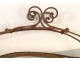 Store sign in wrought iron, antique Art Nouveau 1900, late nineteenth