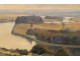 HST landscape representing the Seine, in the countryside of Rosny-sur-Seine, XX