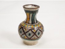 Glazed earthenware vase, Morocco twentieth