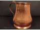 Copper milk jug 18th