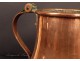 Copper milk jug 18th