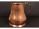 Copper milk jug 18th