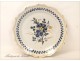 La Rochelle faience plate Bouquet of Flowers 18th