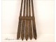 Fishing spear Wrought Iron Folk Art 19th Marin