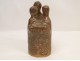 Anthropomorphic Characters sandstone sculpture Vintage Design Lodereau 20th