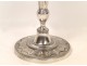 Bronze Silver Candlestick 18th Executive