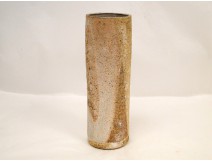 Sculpture Vase Stoneware Pottery Vintage Design Lodereau 1970