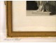 Frame Golden Wood Engraving Michelangelo 19th