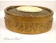 Round Box Brass Female Miniature Golden Angels Queen 19th