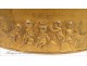 Round Box Brass Female Miniature Golden Angels Queen 19th