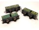 3 Wagons Vans Covered Car Meccano Hornby