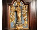 Oratory walnut sculpture Virgin eighteenth