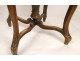 Piano stool carved walnut, Louis XV, Napoleon III, XIX