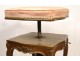 Piano stool carved walnut, Louis XV, Napoleon III, XIX