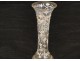 Glazed Vase Crystal Flowers NAPIII 19th