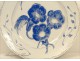 Faience plate Flowers NAPIII 19th Creil Montereau