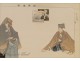 Tsukioka Kogyo Japanese Print Japanese Noh Theatre 19th